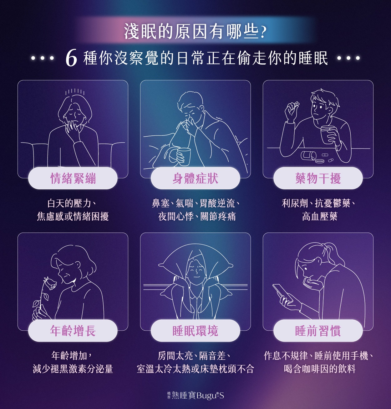 淺眠的原因有哪些？6 種你沒察覺的日常正在偷走你的睡眠！